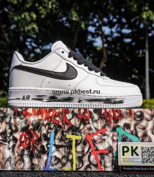 PK GOD CLOT x fragment x Nike Air Force 1 PRM BLACK retail materials ready to ship