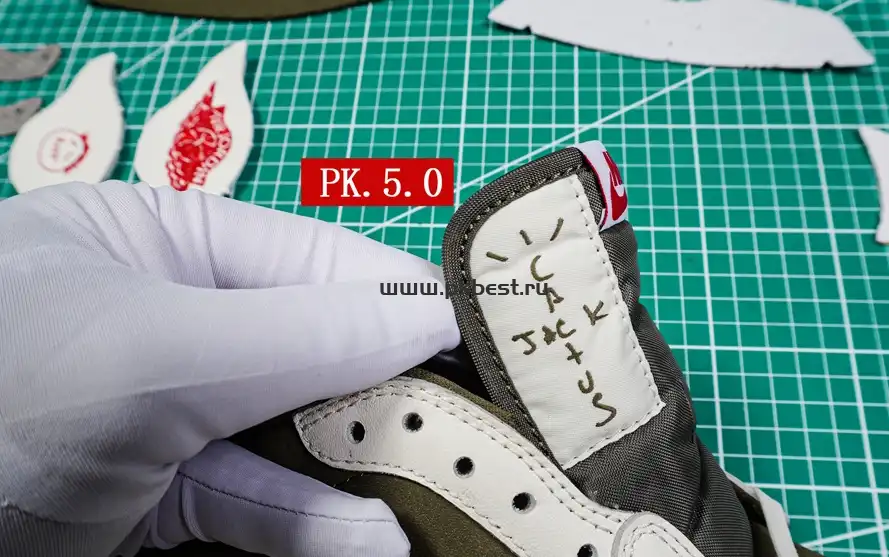 PK5.0 JORDAN 1 RETRO LOW Medium Olive TRAVIS SCOTT NEUTRAL OLIVE RETAIL MATERIALS READY TO SHIP