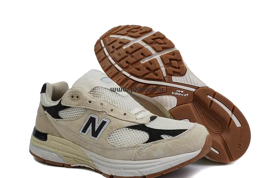 PK GOD New Balance 993 MiUSA Teddy Santis Sea Salt Black RETAIL MATERIALS READY TO SHIP