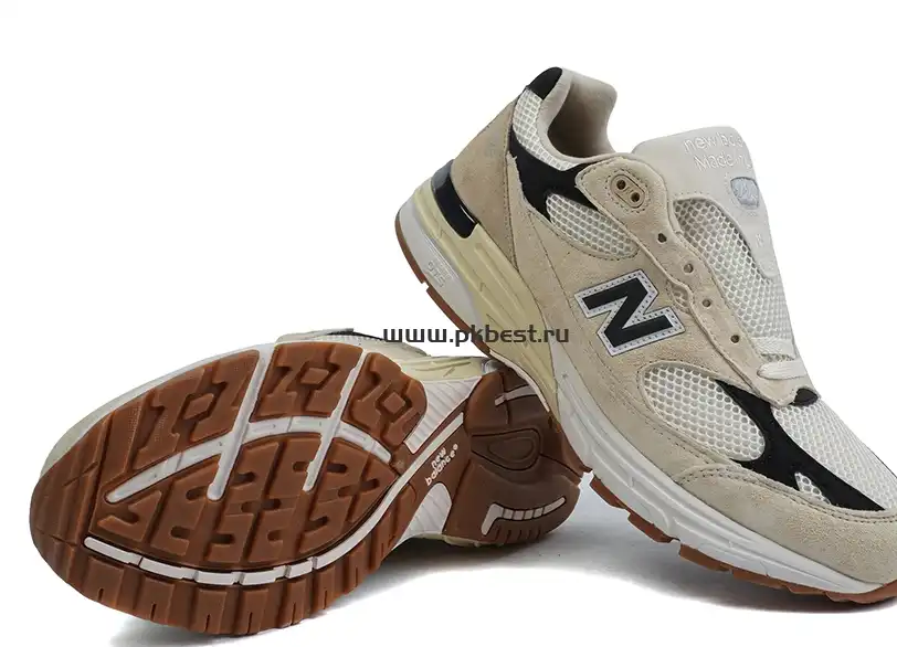 PK GOD New Balance 993 MiUSA Teddy Santis Sea Salt Black RETAIL MATERIALS READY TO SHIP