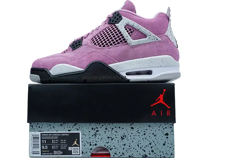 PK GOD Jordan Air Jordan 4 “Orchid” RETAIL MATERIALS READY TO SHIP