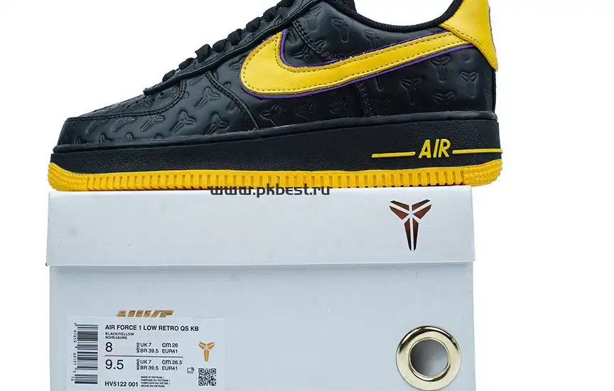 PK GOD Nike Air Force 1 Low “Kobe Bryant” RETAIL MATERIALS READY TO SHIP