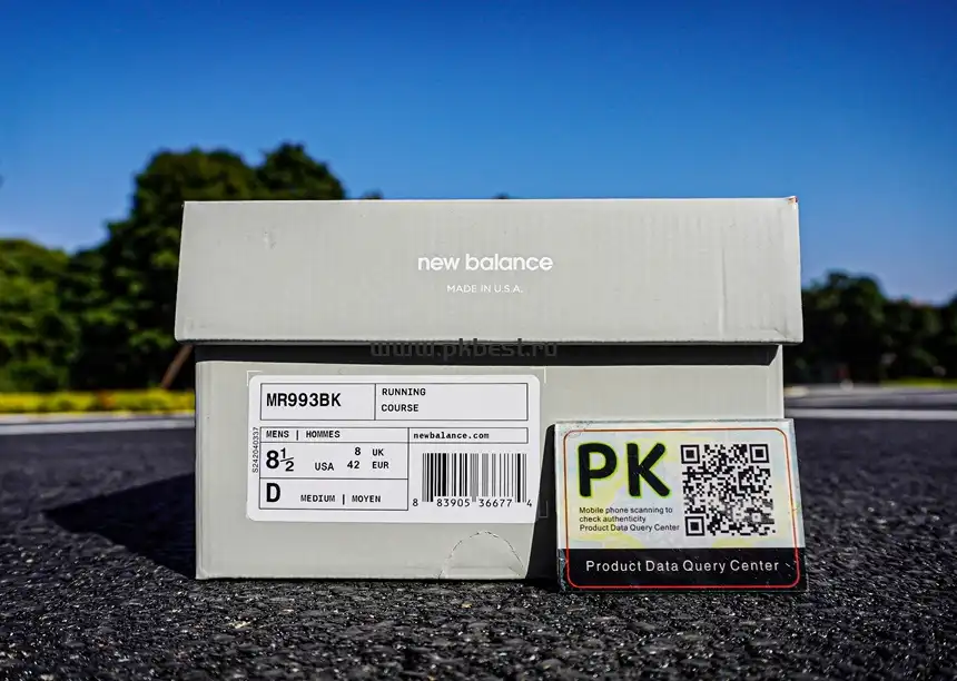 PK GOD New Balance NB 993 black RETAIL MATERIALS READY TO SHIP