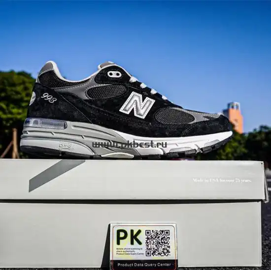 PK GOD New Balance 993 MiUSA Teddy Santis Sea Salt Black RETAIL MATERIALS READY TO SHIP