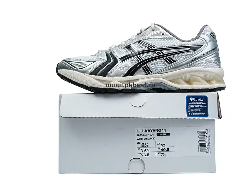 PK GOD ASICS JJJJound x Gel Kayano 14 ‘Silver Black’ RETAIL MATERIALS READY TO SHIP