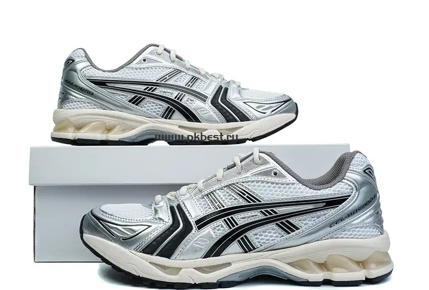 PK GOD ASICS JJJJound x Gel Kayano 14 ‘Silver Black’ RETAIL MATERIALS READY TO SHIP