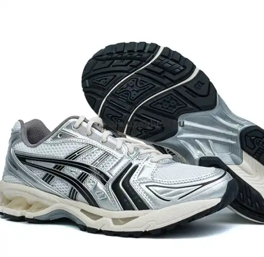 PK GOD Asics Gel-Kayano 14  Y2K  Black, white and silver RETAIL MATERIALS READY TO