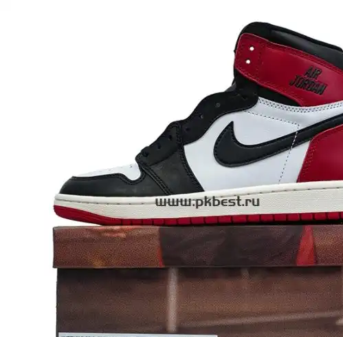 PK 5.0 Jordan 1 Retro High Union Los Angeles Black Toe RETAIL MATERIALS READY TO SHIP