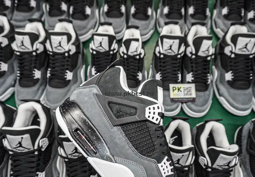 PK GOD Air Jordan 4 Retro Fear RETAIL MATERIALS READY TO SHIP