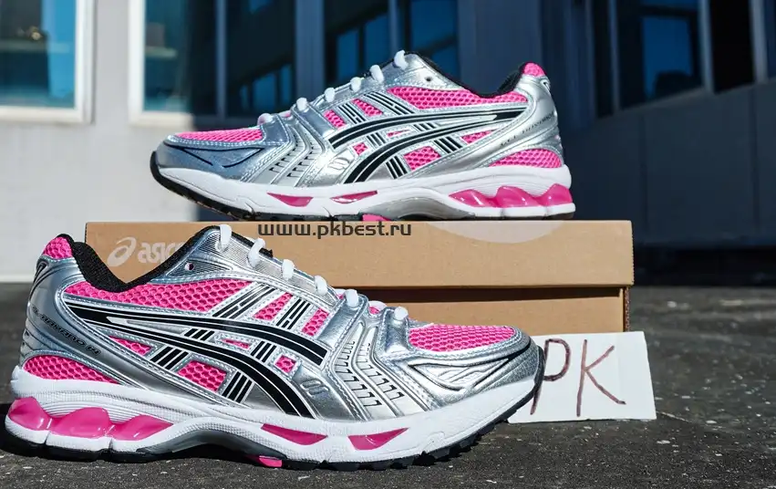 PK GOD Asics Gel-Kayano 14 Silver black RETAIL MATERIALS READY TO SHIP