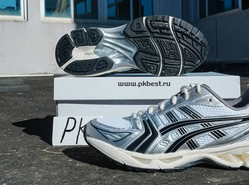 PK GOD ASICS JJJJound x Gel Kayano 14 ‘Silver Black’ RETAIL MATERIALS READY TO SHIP