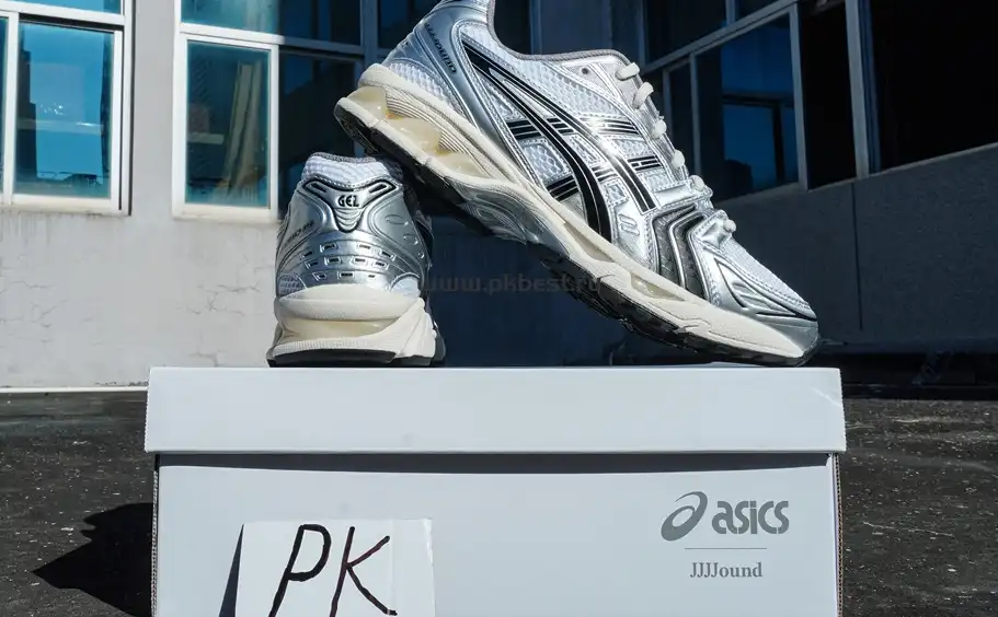 PK GOD ASICS JJJJound x Gel Kayano 14 ‘Silver Black’ RETAIL MATERIALS READY TO SHIP