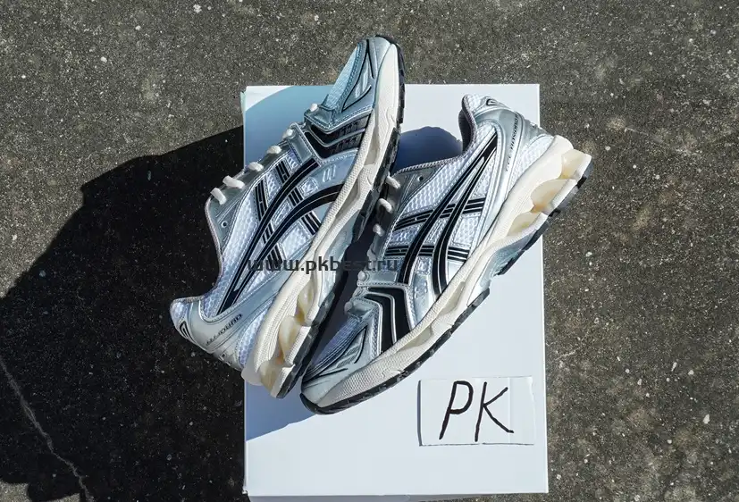 PK GOD ASICS JJJJound x Gel Kayano 14 ‘Silver Black’ RETAIL MATERIALS READY TO SHIP