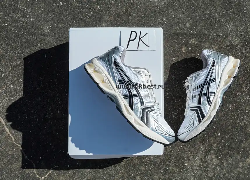 PK GOD ASICS JJJJound x Gel Kayano 14 ‘Silver Black’ RETAIL MATERIALS READY TO SHIP