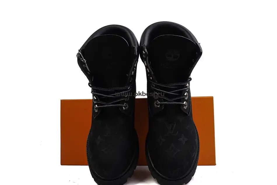 PK GOD Timberland x LOUIS VUITTON Cow leather black RETAIL MATERIALS READY TO SHIP