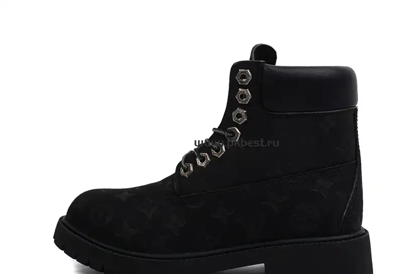 PK GOD Timberland x LOUIS VUITTON Cow leather black RETAIL MATERIALS READY TO SHIP