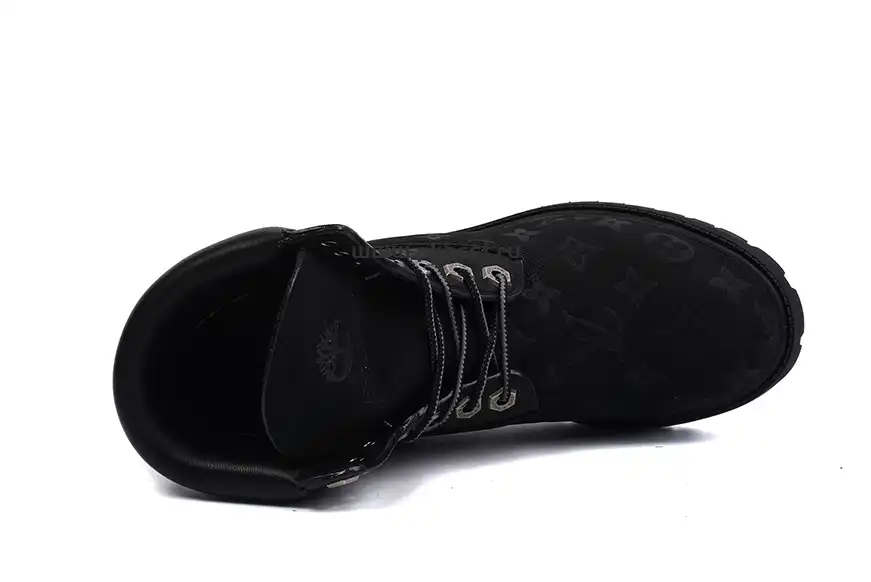 PK GOD Timberland x LOUIS VUITTON Cow leather black RETAIL MATERIALS READY TO SHIP