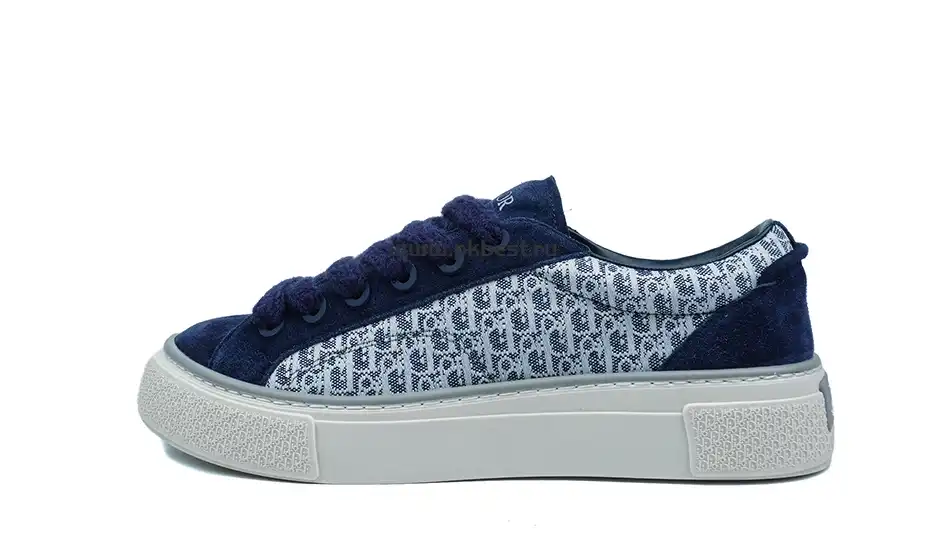 PK GOD Dior B33 TENNIS  DO EMBROIDERED  CANV BLUE & WHITE RETAIL MATERIALS READY TO SHIP