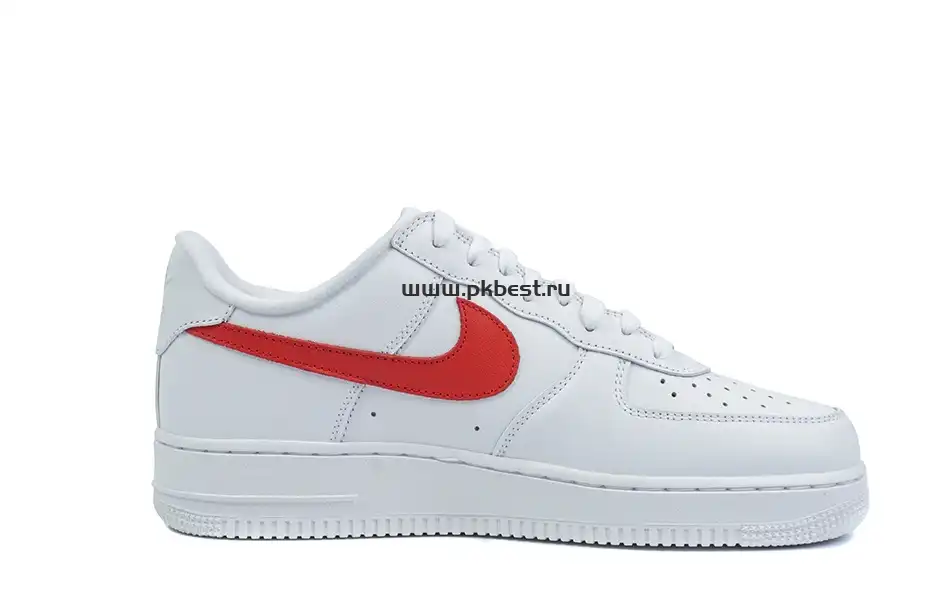 PK GOD Nike Supreme x Air Force 1 Low Box Logo – Speed Red RETAIL MATERIALS READY TO SHIP