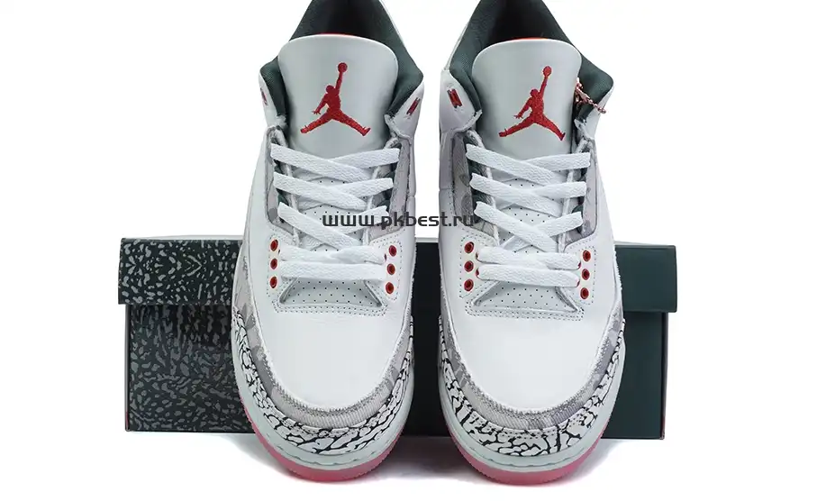 PK GOD Jordan Air Jordan 3 Retro Wings  Rice ash powder RETAIL MATERIALS READY TO SHIP