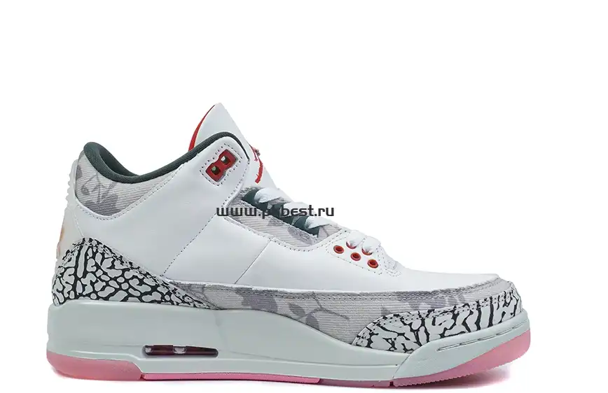 PK GOD Jordan Air Jordan 3 Retro Wings  Rice ash powder RETAIL MATERIALS READY TO SHIP