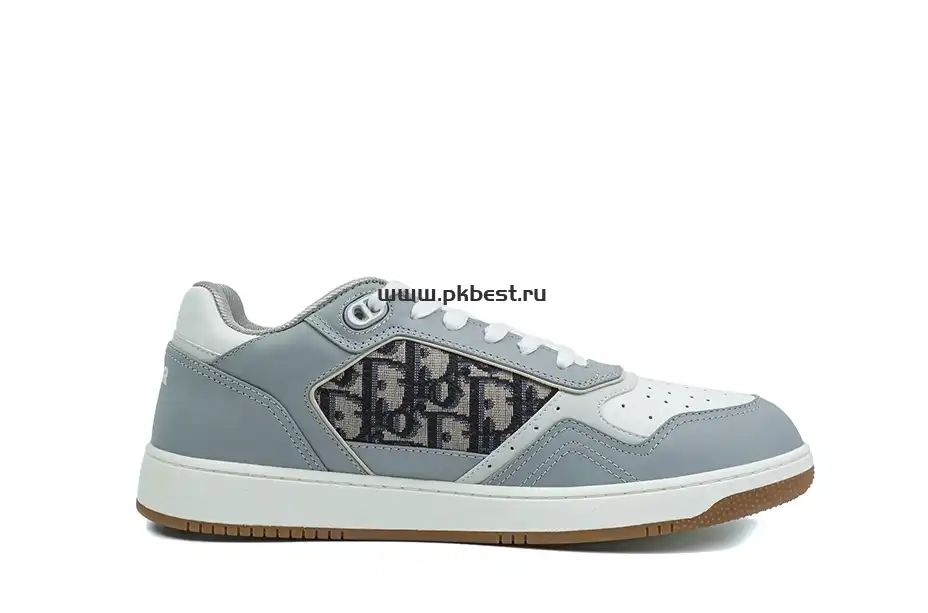 PK GOD Dior B33 TENNIS  DO  EMBROIDERED  CANV Gray & PINK RETAIL MATERIALS READY TO SHIP