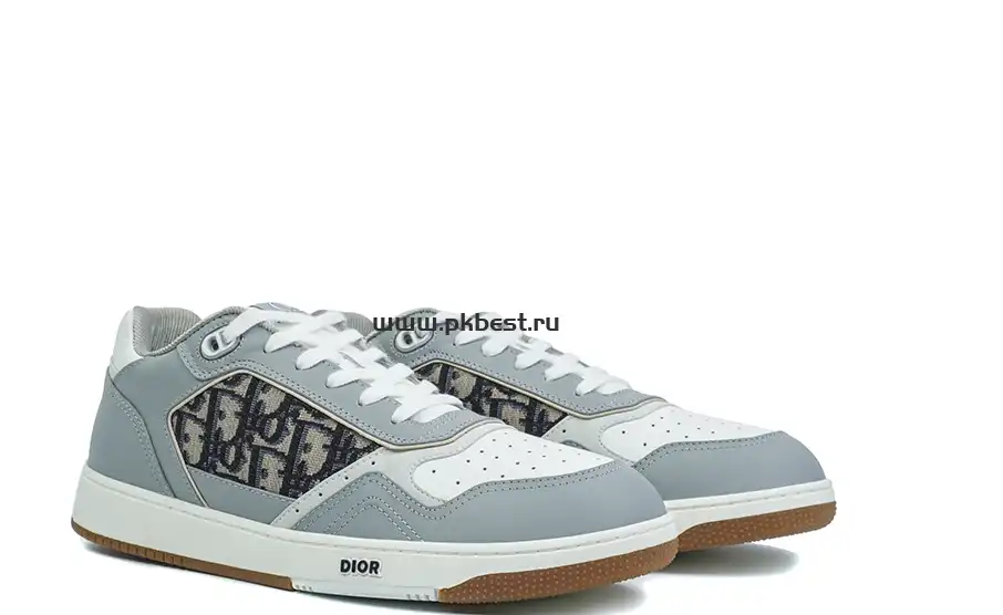 PK GOD Dior B33 TENNIS  DO EMBROIDERED  CANV BLUE & WHITE RETAIL MATERIALS READY TO SHIP