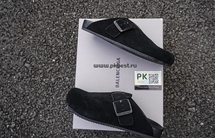 PK GOD Balenciaga Sunday suede mules RETAIL MATERIALS READY TO SHIP