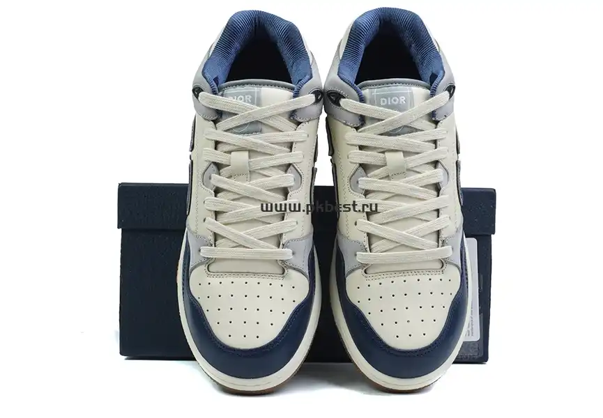 PK GOD Dior B57 MID-TOP SNEAKER Dark blue and white RETAIL MATERIALS READY TO SHIP