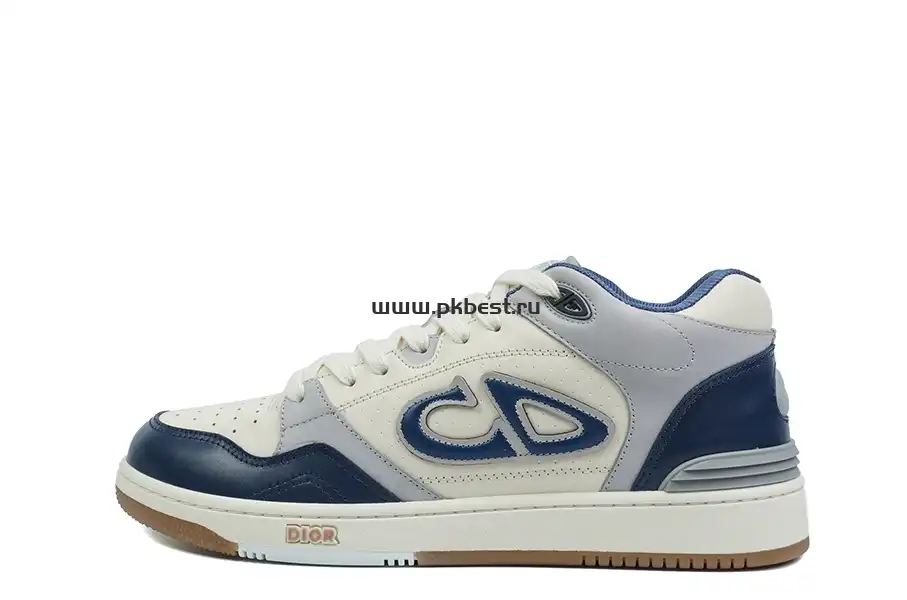 PK GOD Dior B57 MID-TOP SNEAKER Dark blue and white RETAIL MATERIALS READY TO SHIP