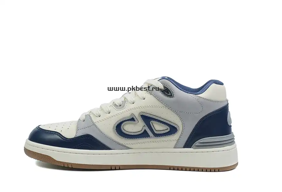 PK GOD Dior B57 MID-TOP SNEAKER Dark blue and white RETAIL MATERIALS READY TO SHIP