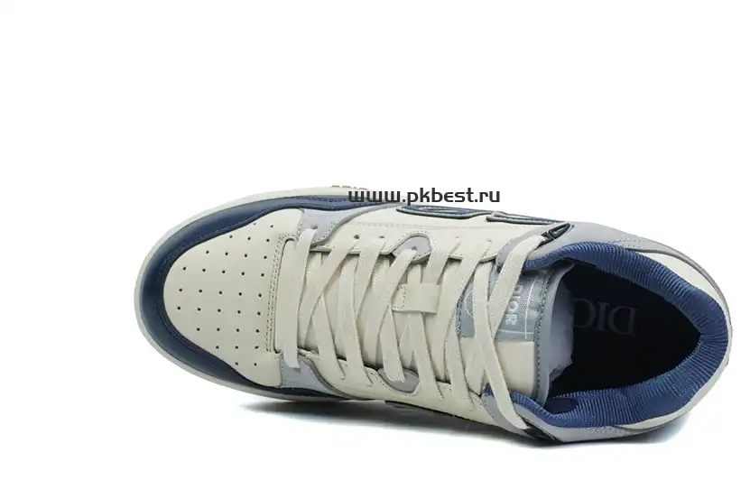 PK GOD Dior B57 MID-TOP SNEAKER Dark blue and white RETAIL MATERIALS READY TO SHIP