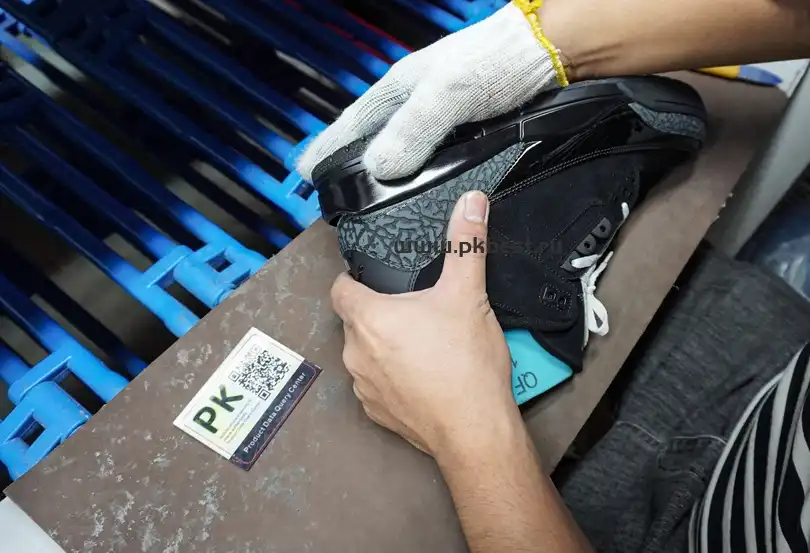 PK GOD  Air Jordan 3 Retro Black Cat RETAIL MATERIALS READY TO SHIP