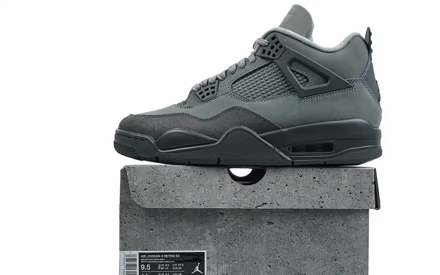 PK GOD Air Jordan 4 SE Paris Olympics Cement Grey RETAIL MATERIALS READY TO SHIP