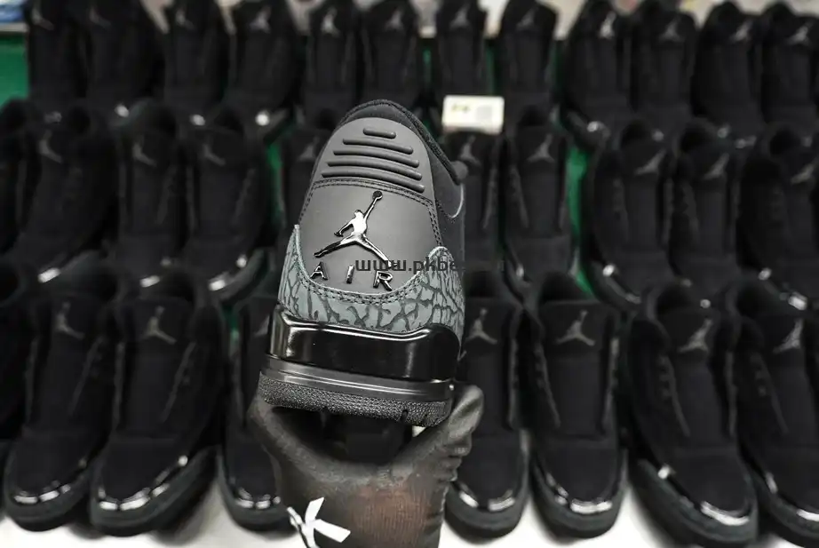 PK GOD  Air Jordan 3 Retro Black Cat RETAIL MATERIALS READY TO SHIP