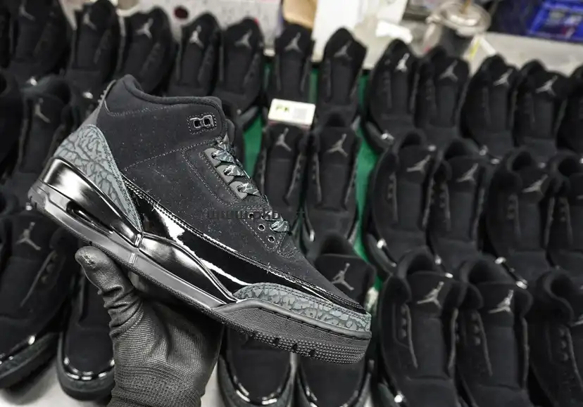 PK GOD  Air Jordan 3 Retro Black Cat RETAIL MATERIALS READY TO SHIP