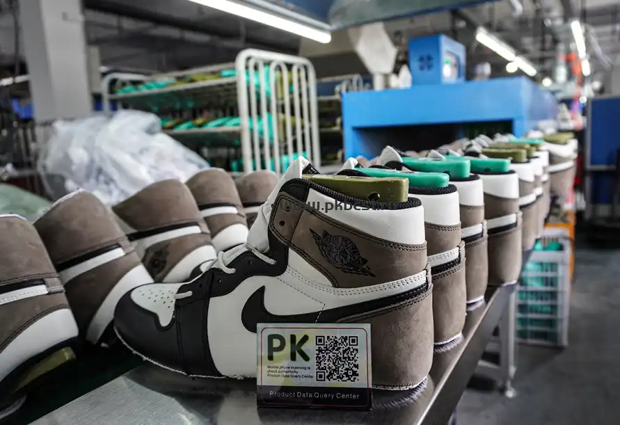 PK 5.0 Air jordan 1 High OG “Dark Mocha”retail materials ready to ship