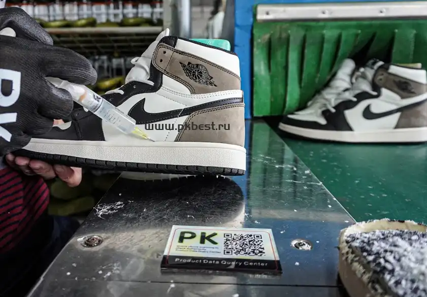 PK 5.0 Air jordan 1 High OG “Dark Mocha”retail materials ready to ship