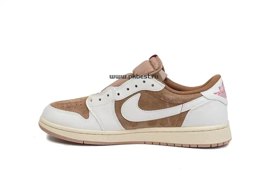 PK GOD  Air Jordan 1 Low Travis Scott Fujiwara RETAIL MATERIALS READY TO SHIP