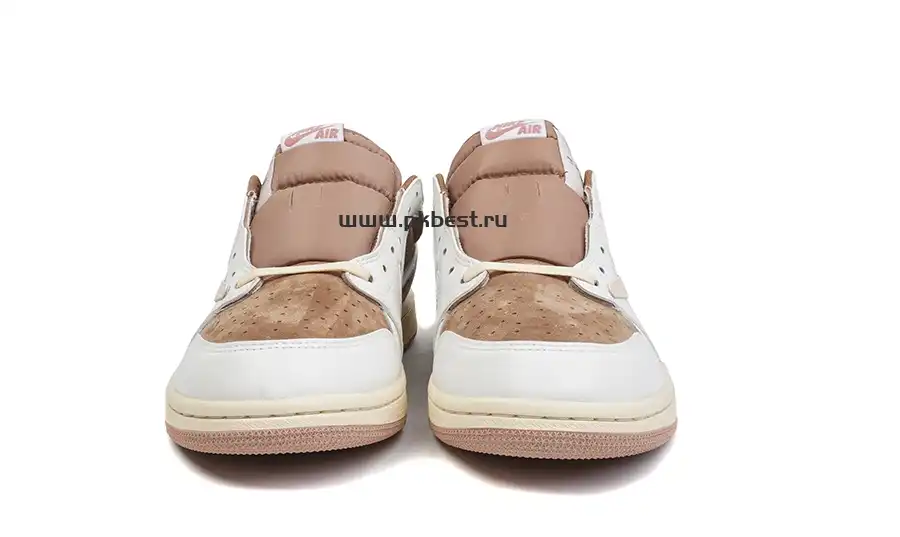 PK GOD Travis Scott x Jordan Air Jordan 1 Low OG Brown powder RETAIL MATERIALS READY TO SHIP