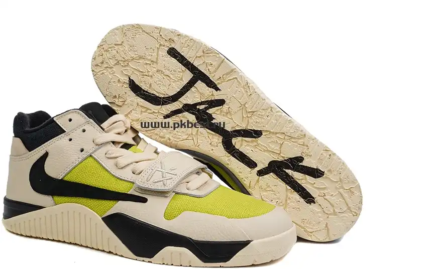 PK 5.0  Jordan Jumpman Jack TR “Bright Cactus”Beige black yellow RETAIL MATERIALS READY TO SHIP