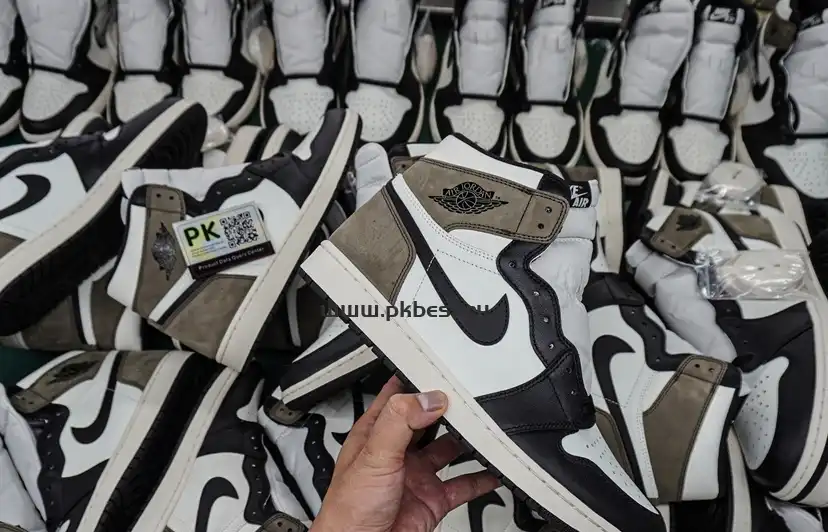 PK 5.0 Air jordan 1 High OG “Dark Mocha”retail materials ready to ship