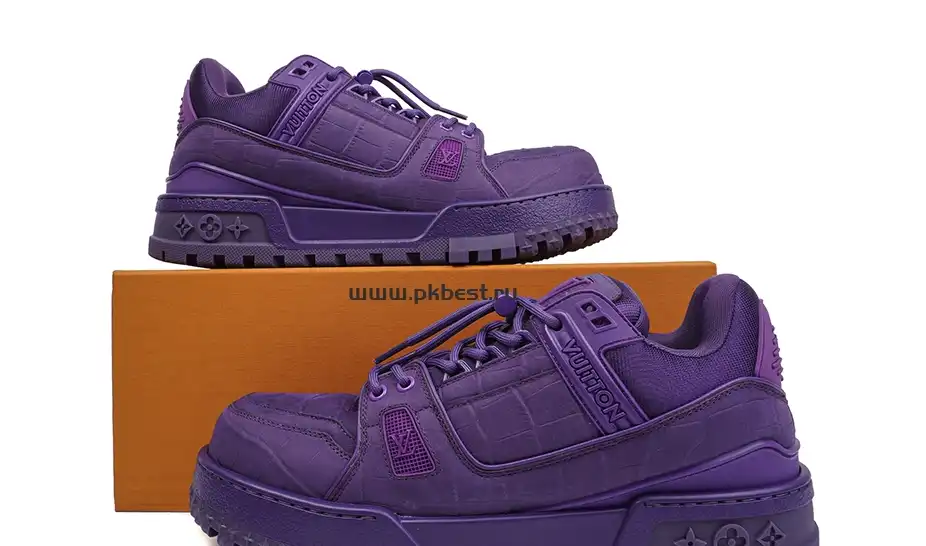 PK GOD LOUIS VUITTON Trainer Maxi  purple RETAIL MATERIALS READY TO SHIP