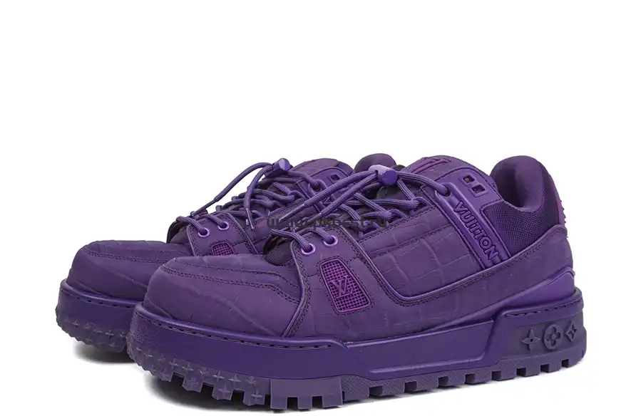 PK GOD LOUIS VUITTON Trainer Maxi  purple RETAIL MATERIALS READY TO SHIP