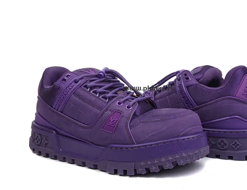 PK GOD LOUIS VUITTON Trainer Maxi  purple RETAIL MATERIALS READY TO SHIP