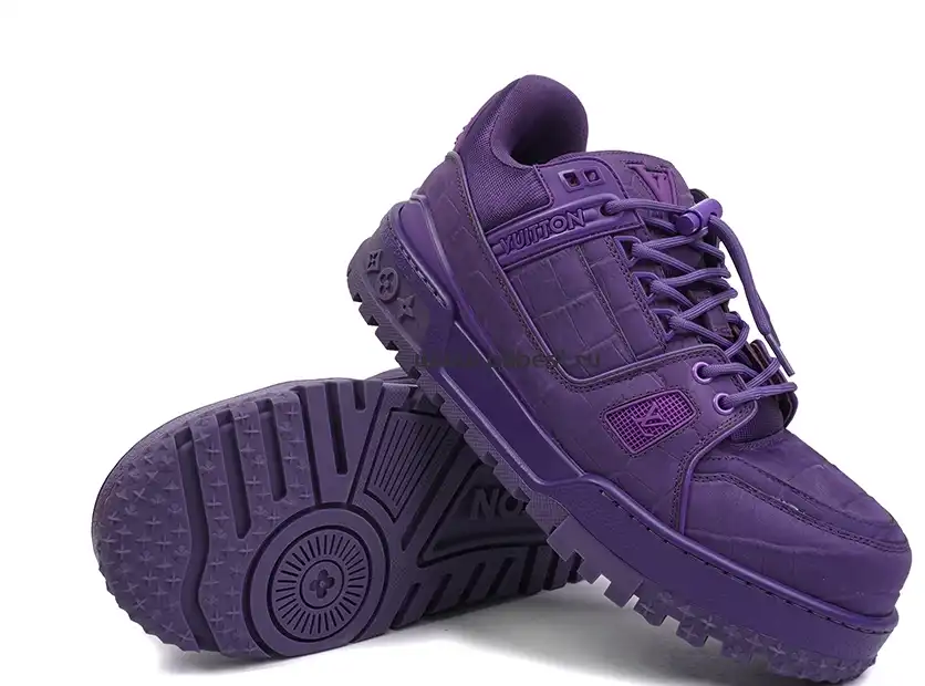 PK GOD LOUIS VUITTON Trainer Maxi  purple RETAIL MATERIALS READY TO SHIP