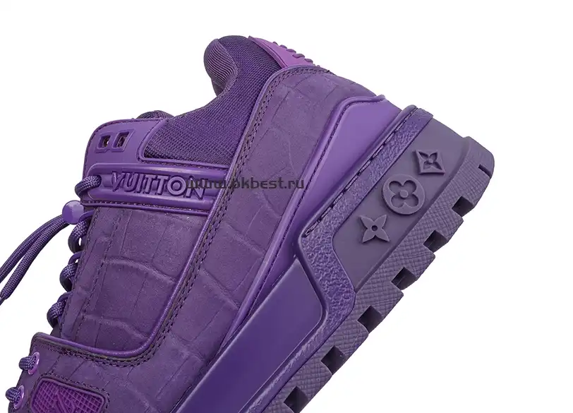 PK GOD LOUIS VUITTON Trainer Maxi  purple RETAIL MATERIALS READY TO SHIP