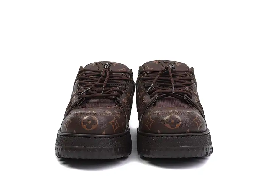 PK GOD LOUIS VUITTON Trainer Maxi brown RETAIL MATERIALS READY TO SHIP