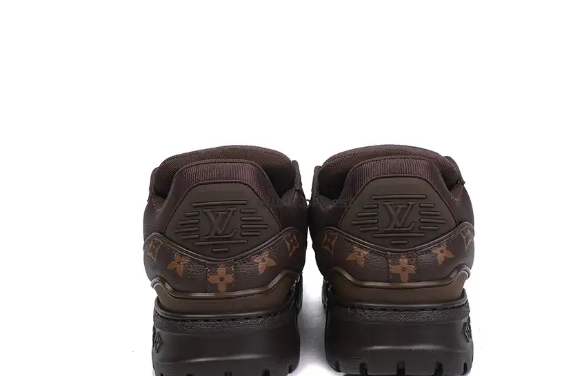 PK GOD LOUIS VUITTON Trainer Maxi brown RETAIL MATERIALS READY TO SHIP