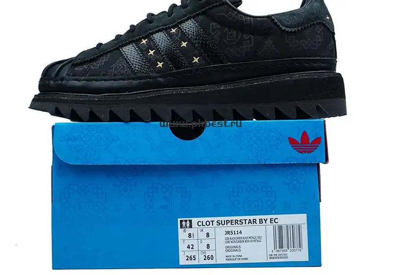 PK GOD adidas Superstar CLOT By Edison Chen Chinese New Year RETAIL MATERIALS READY TO SHIP